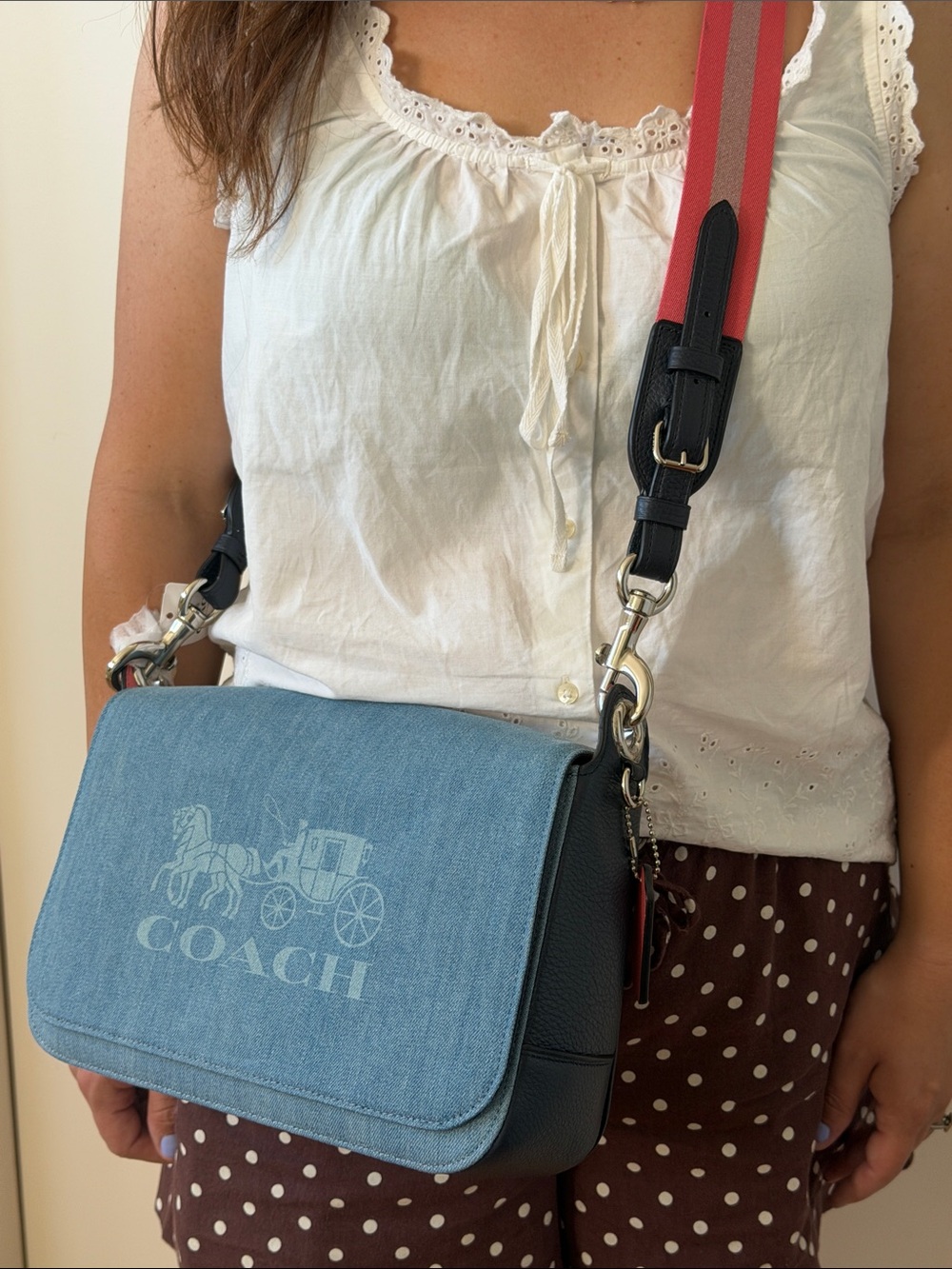 Coach Denim Crossbody